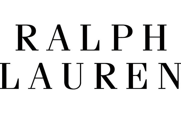 The Ralph Lauren logo in monochrome