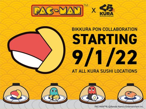 PAC-MAN™ x Kura Sushi Bikkura Pon Collaboration