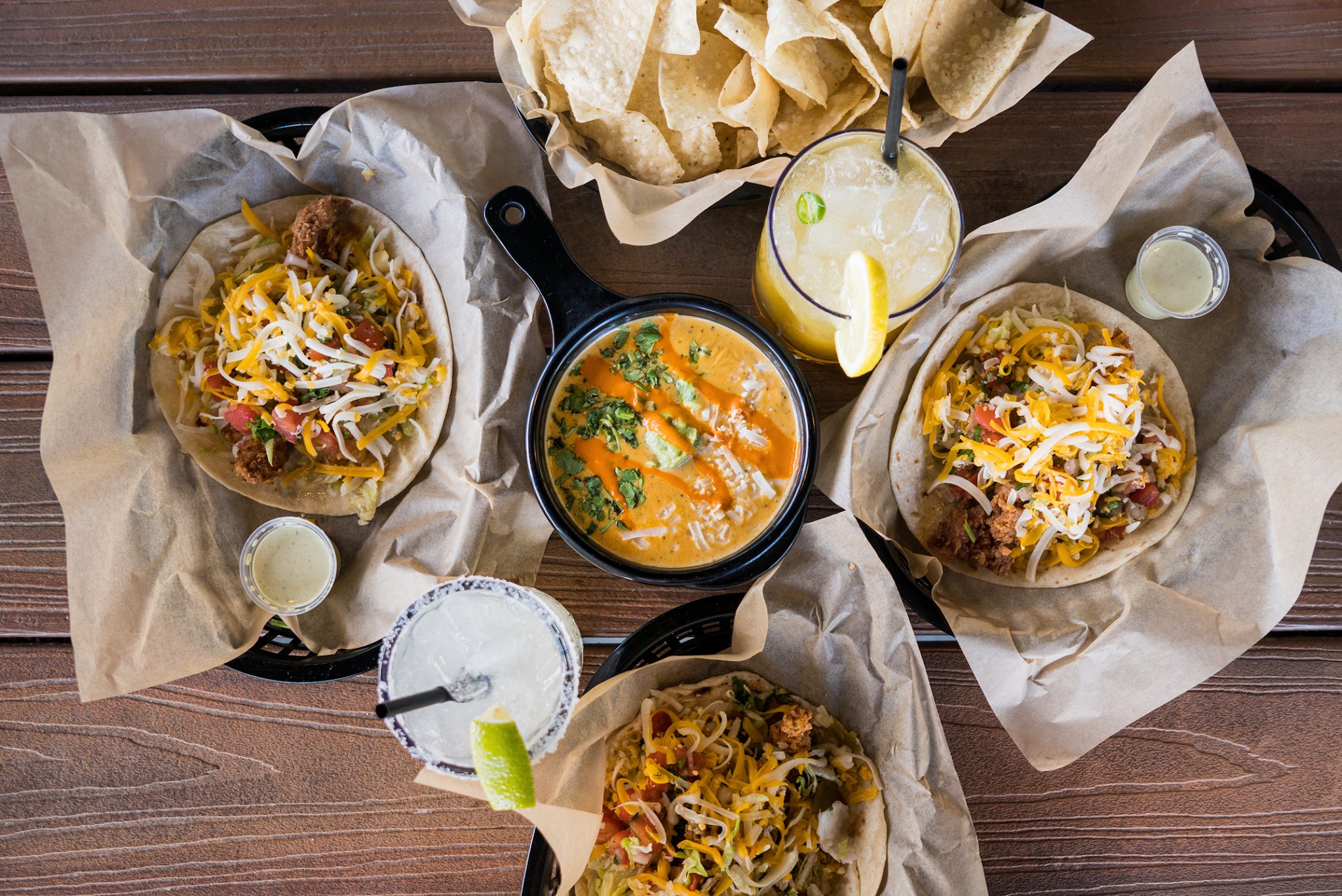 You have to try the queso at the Torchy's Tacos location in Phoenix Camelback Colonnade