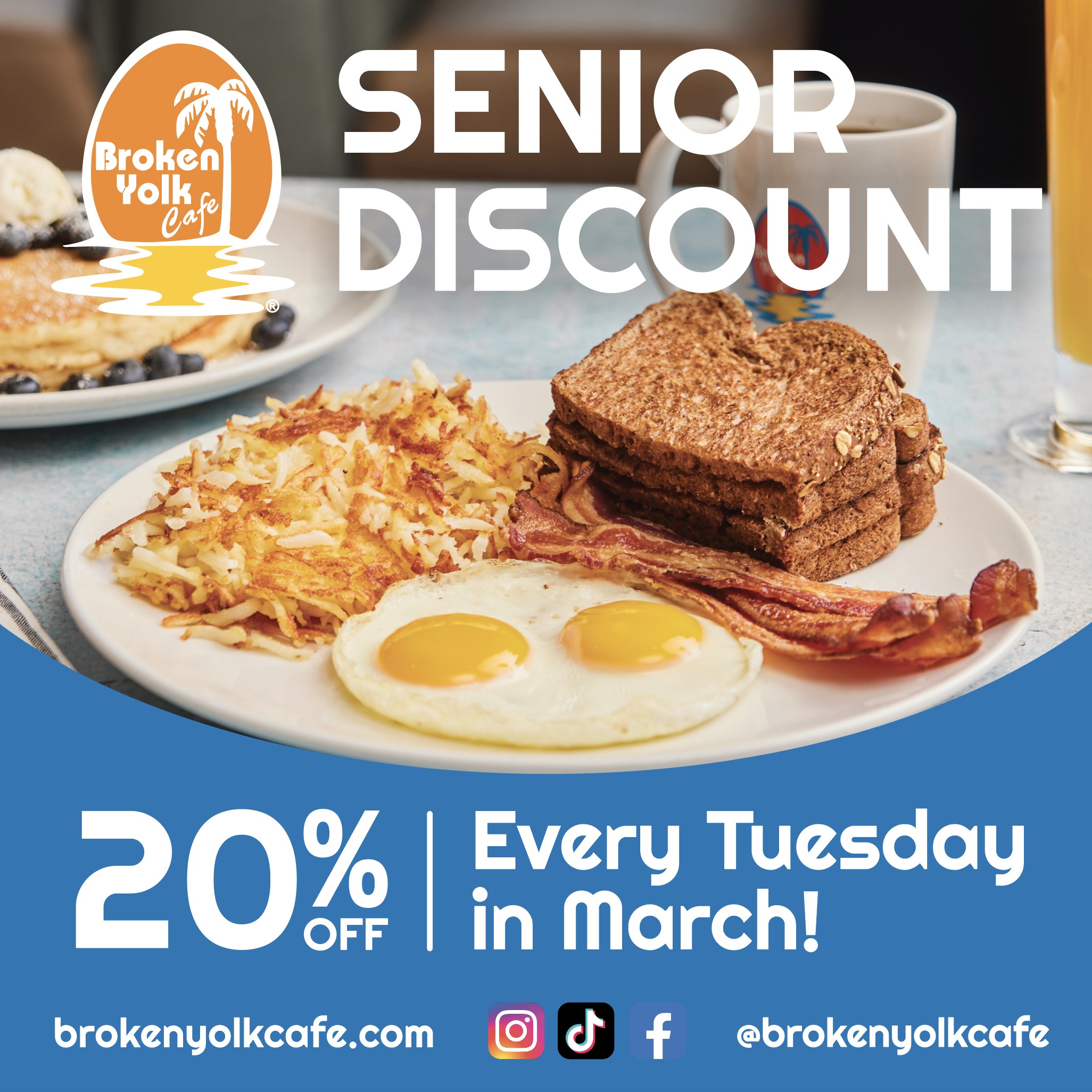 Broken Yolk Senior Discount!