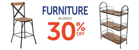 30% Off Furniture