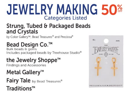 50% Off Jewelry Making