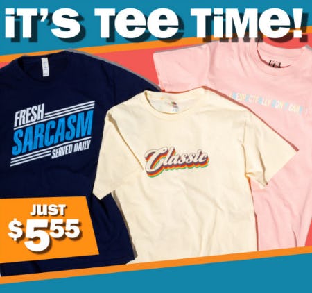 New Graphic Tees Just $5.55