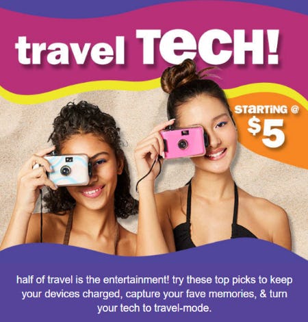 Travel Tech Starting at $5