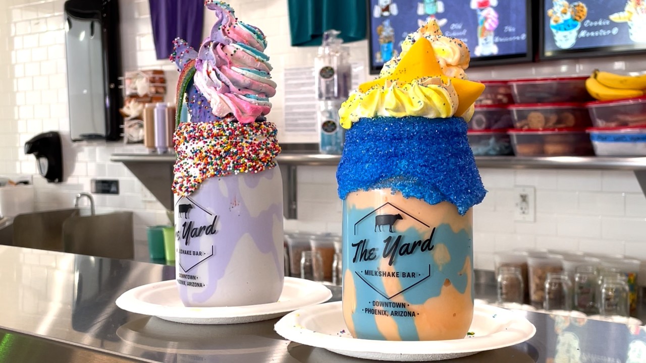 Introducing The Camelback Mountain shake at The Yard Milkshake Bar in