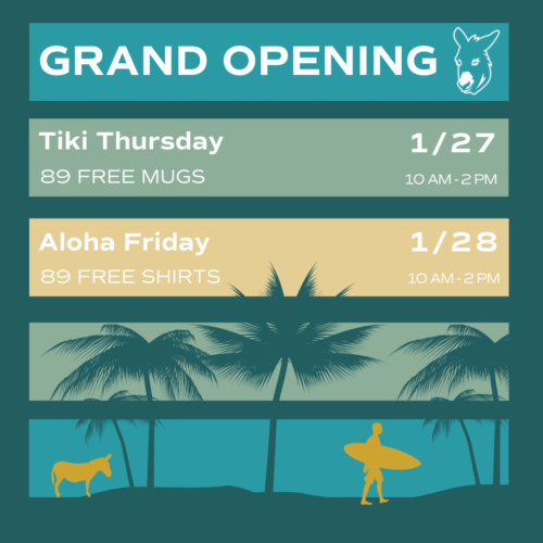 Bad Ass Coffee Grand Opening Events