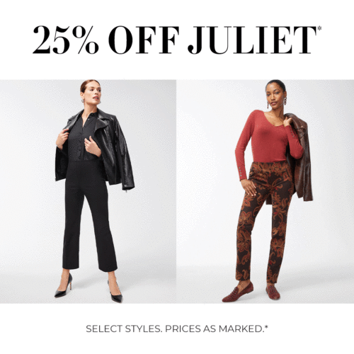 25% Off Full Price Juliet Pants at Chico’s