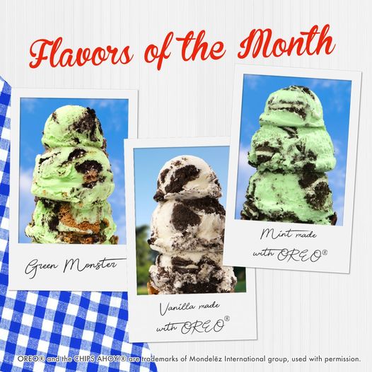 Handel’s Homemade Ice Cream March Featured Flavors