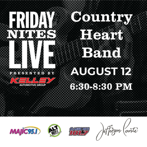 Friday Nites Live Summer Concert Series featuring Country Heart Band