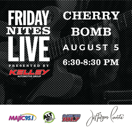 Friday Nites Live Summer Concert Series featuring Cherry Bomb