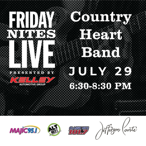 Friday Nites Live Summer Concert Series featuring Country Heart Band