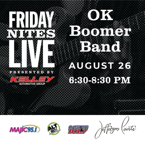 Friday Nites Live Summer Concert Series featuring OK Boomer Band