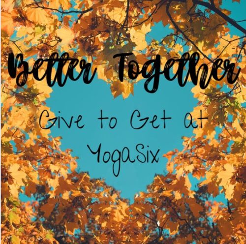 Holiday Food Drive at YogaSix