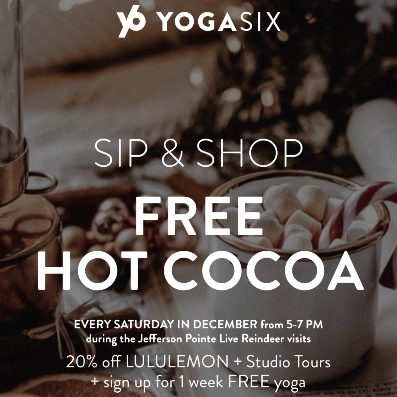 Sip & Shop at YogaSix