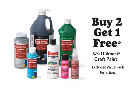Buy 2 Get 1 Free Craft Smart Craft Paint