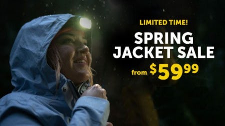 Spring Jacket Sale From $59.99