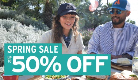 Spring Sale Up to 50% Off