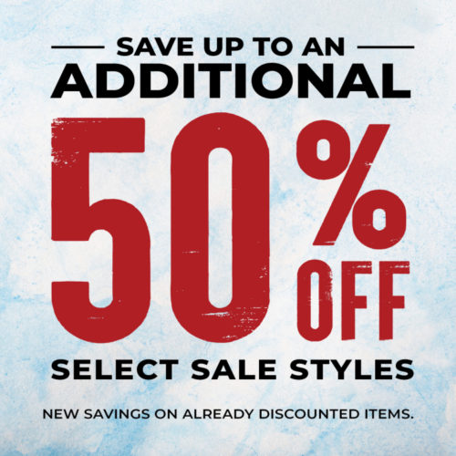 New Savings on already Discounted Items.