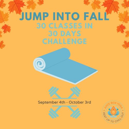 Juice Box Yoga Jump into Fall Challenge
