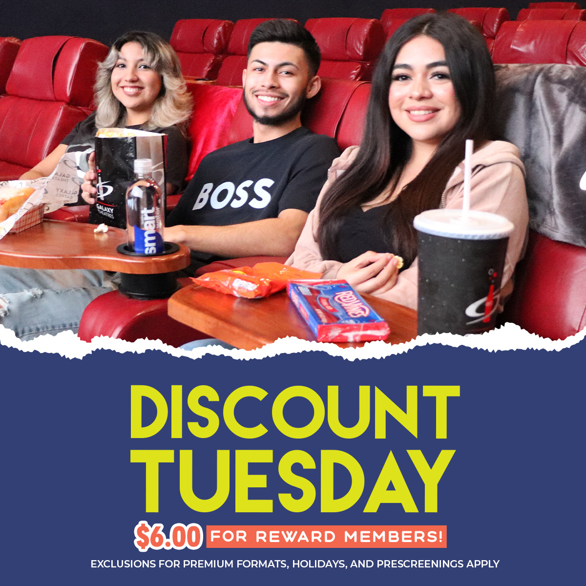 Discount Tuesdays at Galaxy Theatres
