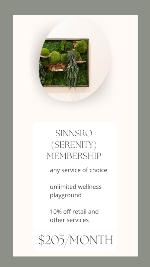 Sinnsro (Serenity) Membership at Valo Wellness Spa