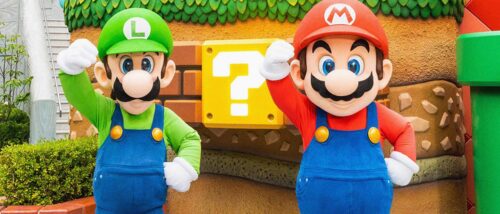 Mario Bros Bubble Dance Party at Learning Express