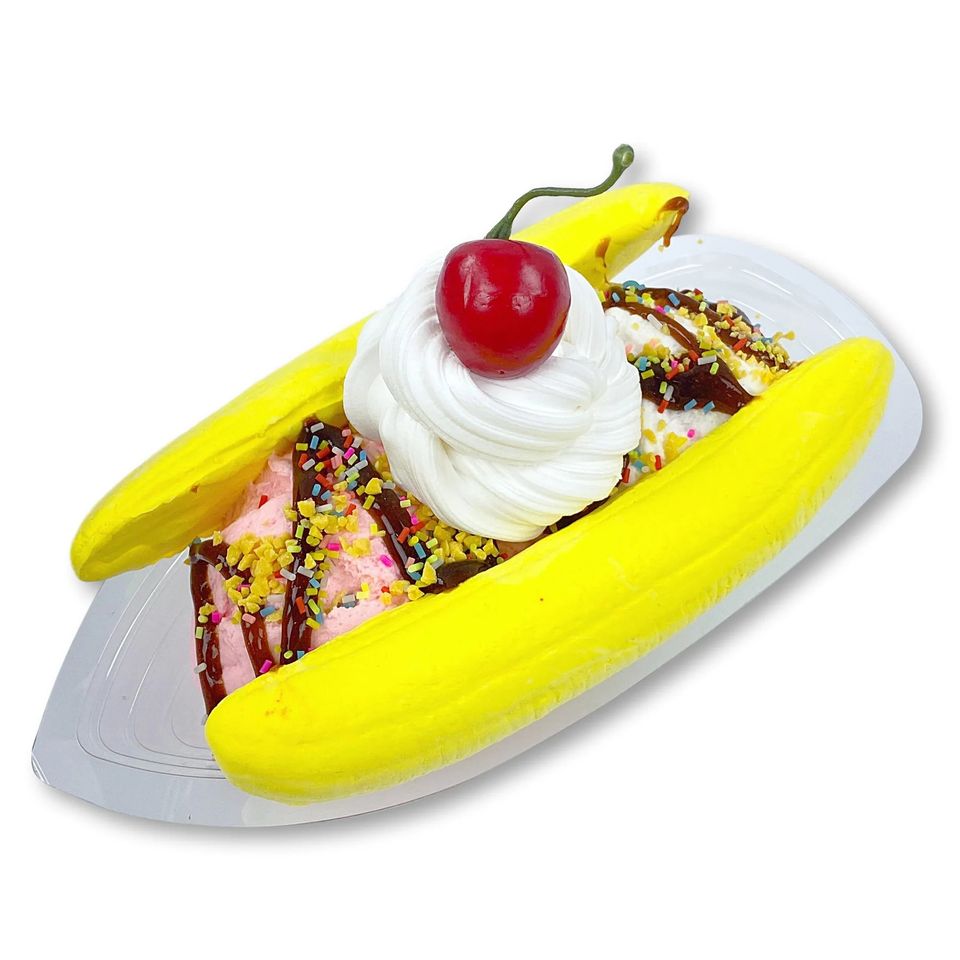 DIY Banana Split Slime at Learning Express Toys