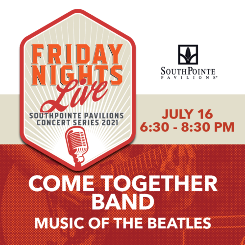 Friday Nights Live Summer Concert Series featuring Come Together Band