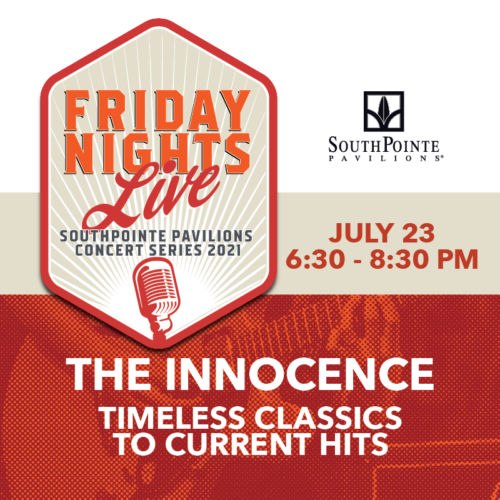 Friday Nights Live Summer Concert Series featuring The Innocence