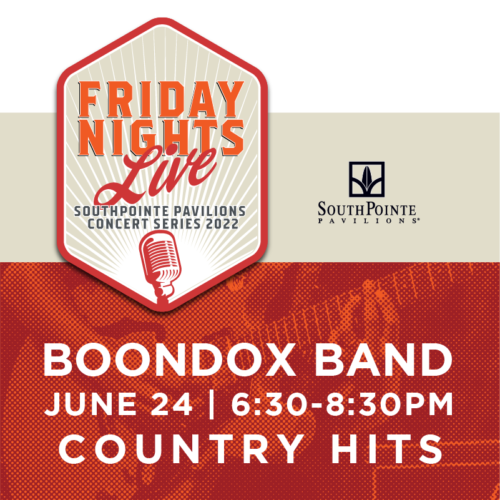 Friday Nights Live Summer Concert Series featuring Boondox Band