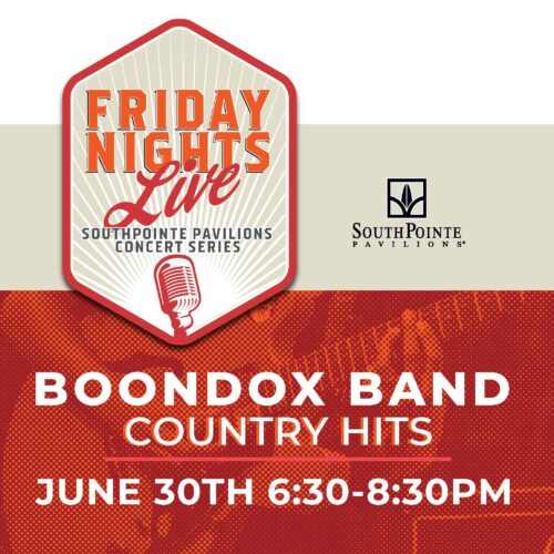 Friday Nights Live Summer Concert Series featuring Boondox Band