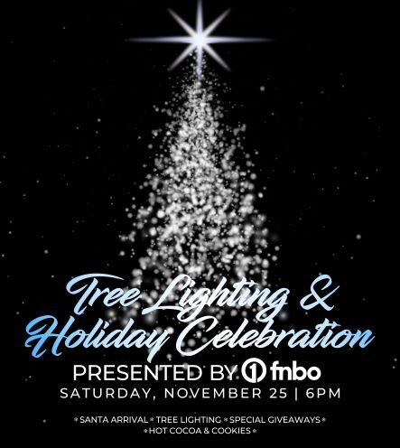 SouthPointe Pavilions Holiday Celebration and Tree Lighting Presented by FNBO
