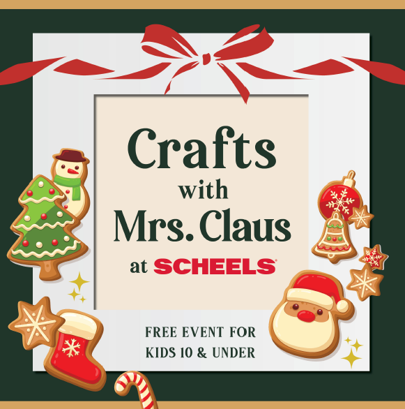 Crafts with Claus at SCHEELS