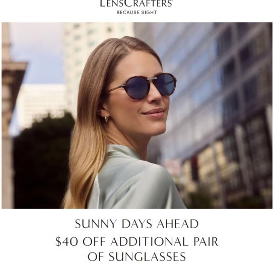 Sunny Days Ahead at LensCrafters