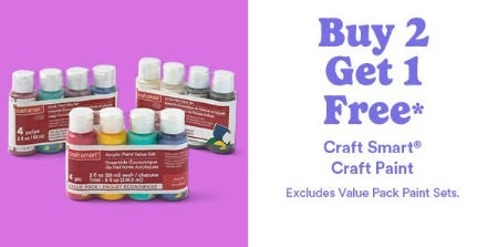 Buy 2, Get 1 Free Craft Smart Craft Paint