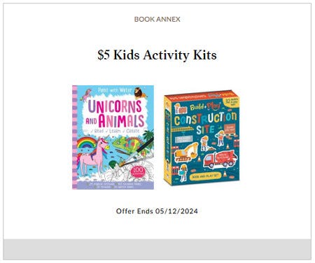 $5 Kids Activity Kits