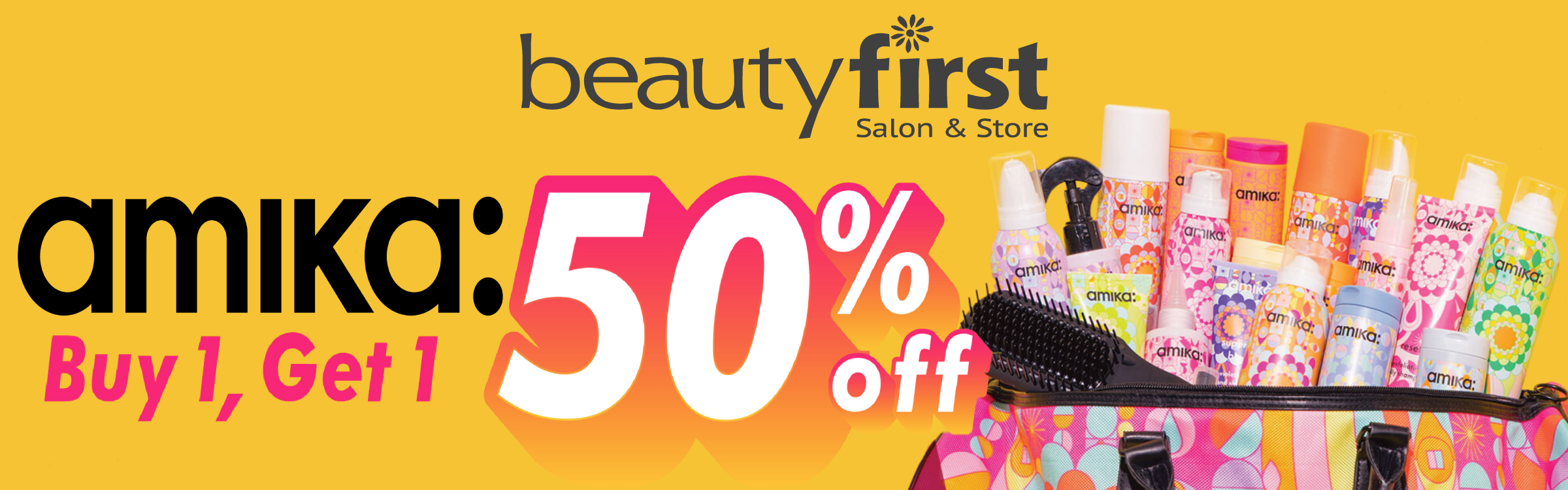 Amika Sale at Beauty First