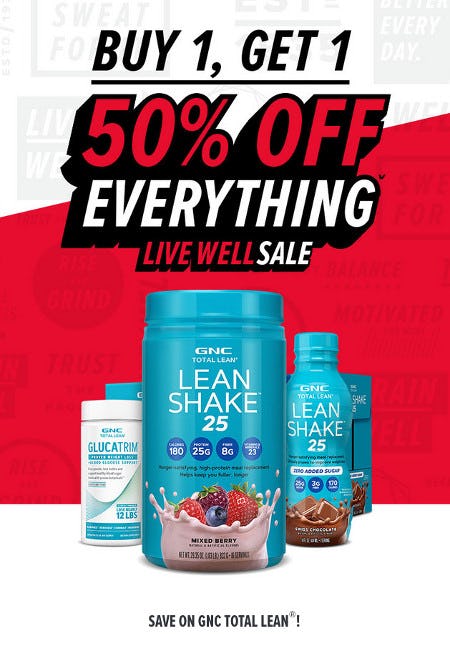 Buy 1, Get 1 50% off Everything