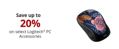 Up to 25% Off Select Logitech PC Accessories