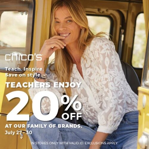 Teacher Appreciation at Chico’s