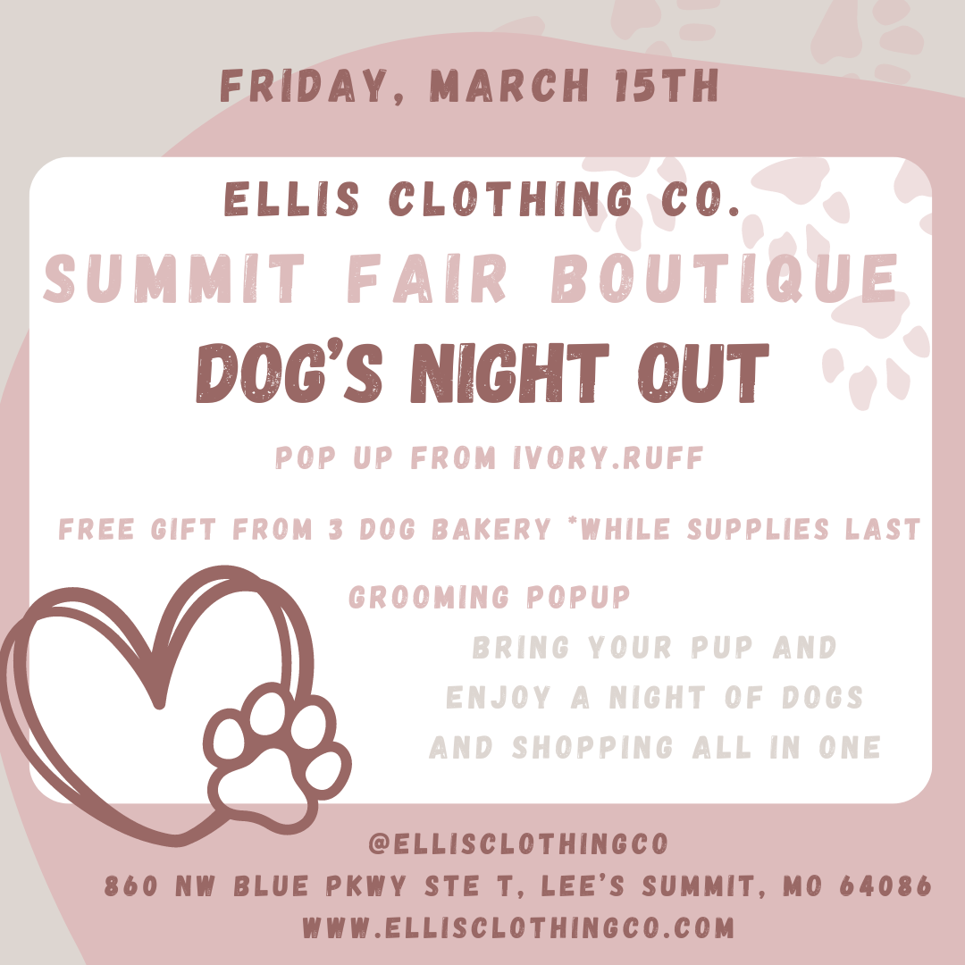 Dogs Night Out at Ellis Clothing Co.