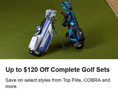 Up to $120 Off Complete Golf Sets