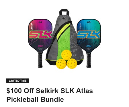 $100 Off Selkirk SLK Atlas Pickleball Bundle