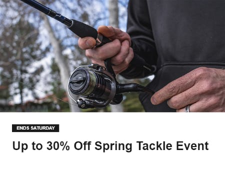Up to 30% Off Spring Tackle Event