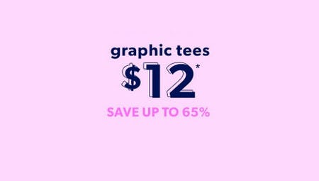 $12 Graphic Tees