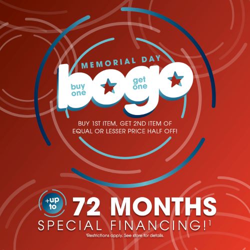BOGO, plus Special Financing at Furniture Mall