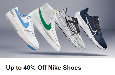 Up to 40% Off Nike Shoes