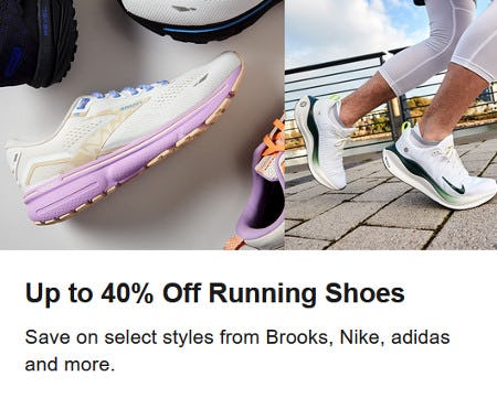 Up to 40% Off Running Shoes