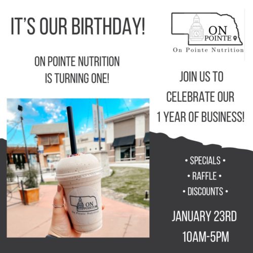 On Pointe Nutrition is Turning One!