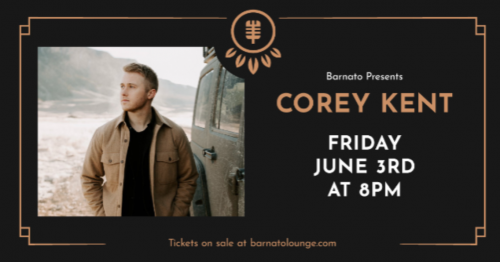 Corey Kent at Barnato Lounge